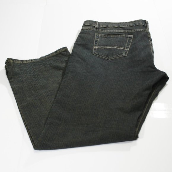 MEN'S MODE PLATINUM DARK GRAY JEANS - Picture 3 of 8